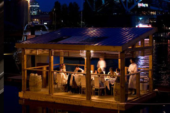 La noche en el comedor