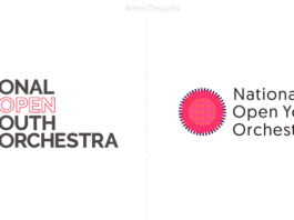 Un logotipo que se transforma para la National Open Youth Orchestra de Gran Bretaña