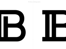 El Monograma del logo de Balmian se actualiza para eliminar la letra P oculta