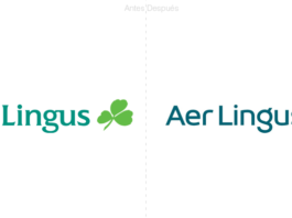 Aerolíneas aer lingus una identidad por la firma Lippincott.