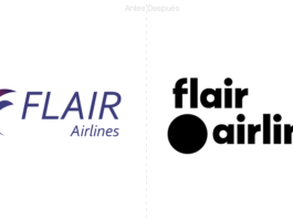 Flair Airlines muestra su nueva identidad con un punto