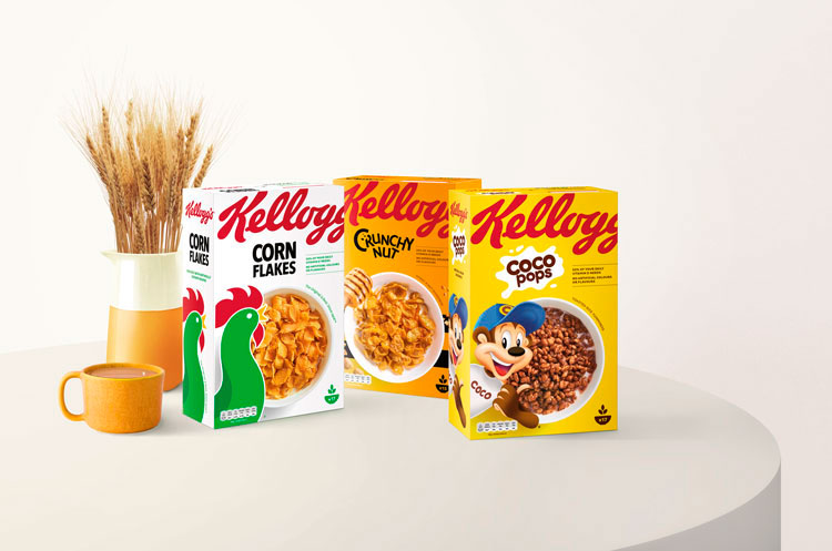 Kellogg's Lanza Nuevos Diseños De Empaques Para Cereales En Europa