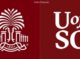 La Universidad de Carolina del sur, UofSC, no logra contentar a todos con su nuevo logotipo.